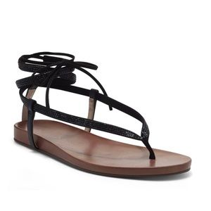 Jessica Simpson “Tylia” ankle wrap sandals, size 7.5